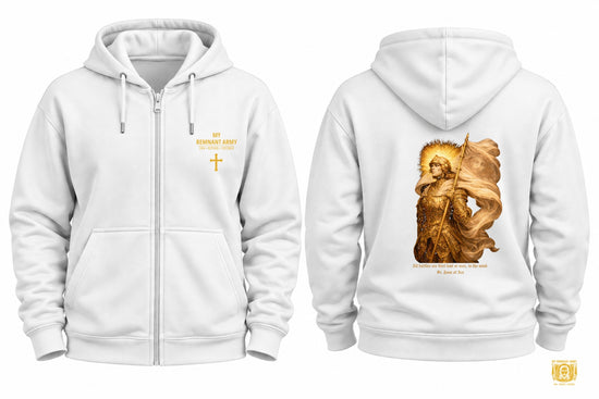 St. Joan of Arc Zip-Up Hoodie