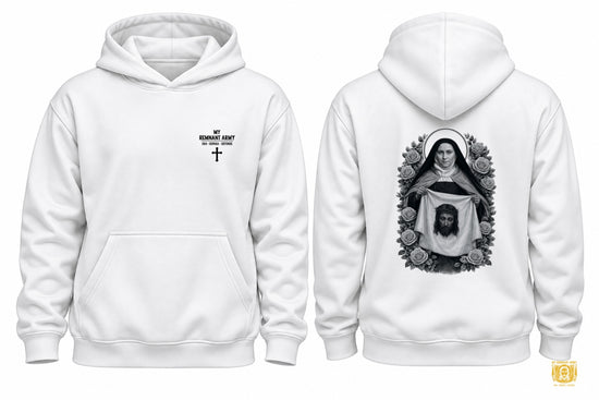 St. Thérèse & the Holy Face Hoodie — The Little Way