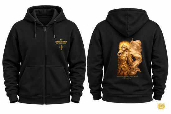 St. Joan of Arc Zip-Up Hoodie